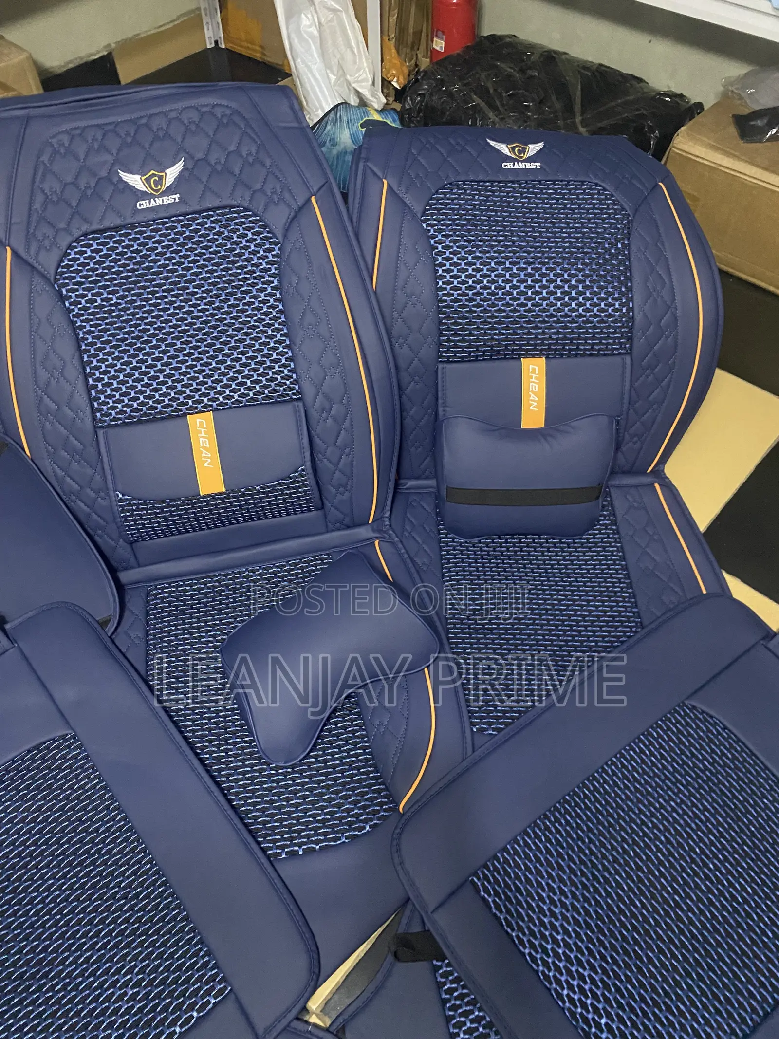 Nappa Leather Memory Foam Vehicle Seat Covers