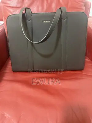 Chrisbella Large Coffee Brown Laptop Bag
