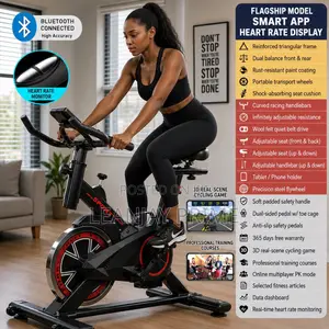 Gym Exercise Bike With Bluetooth Music