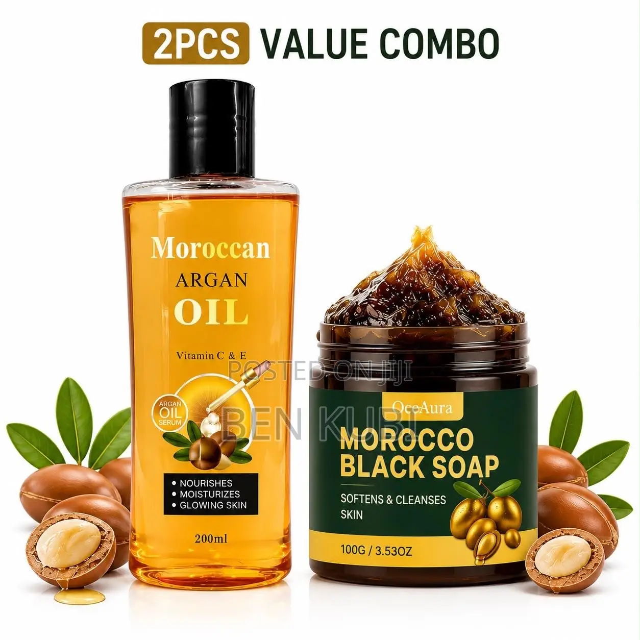 Moroccan Argan Oil + Morocco Black Soap