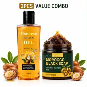 Moroccan Argan Oil + Morocco Black Soap