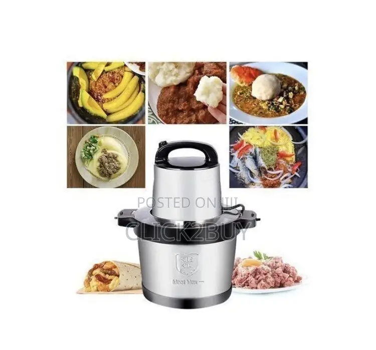 Sus304 8l-9l 2in1 Fufu/Meat/Palmnut Machine Blender-Silver