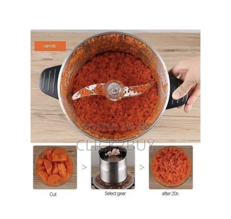 Sus304 8l-9l 2in1 Fufu/Meat/Palmnut Machine Blender-Silver