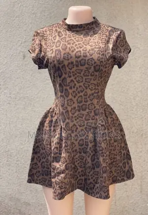 Leopard Print Short Dress