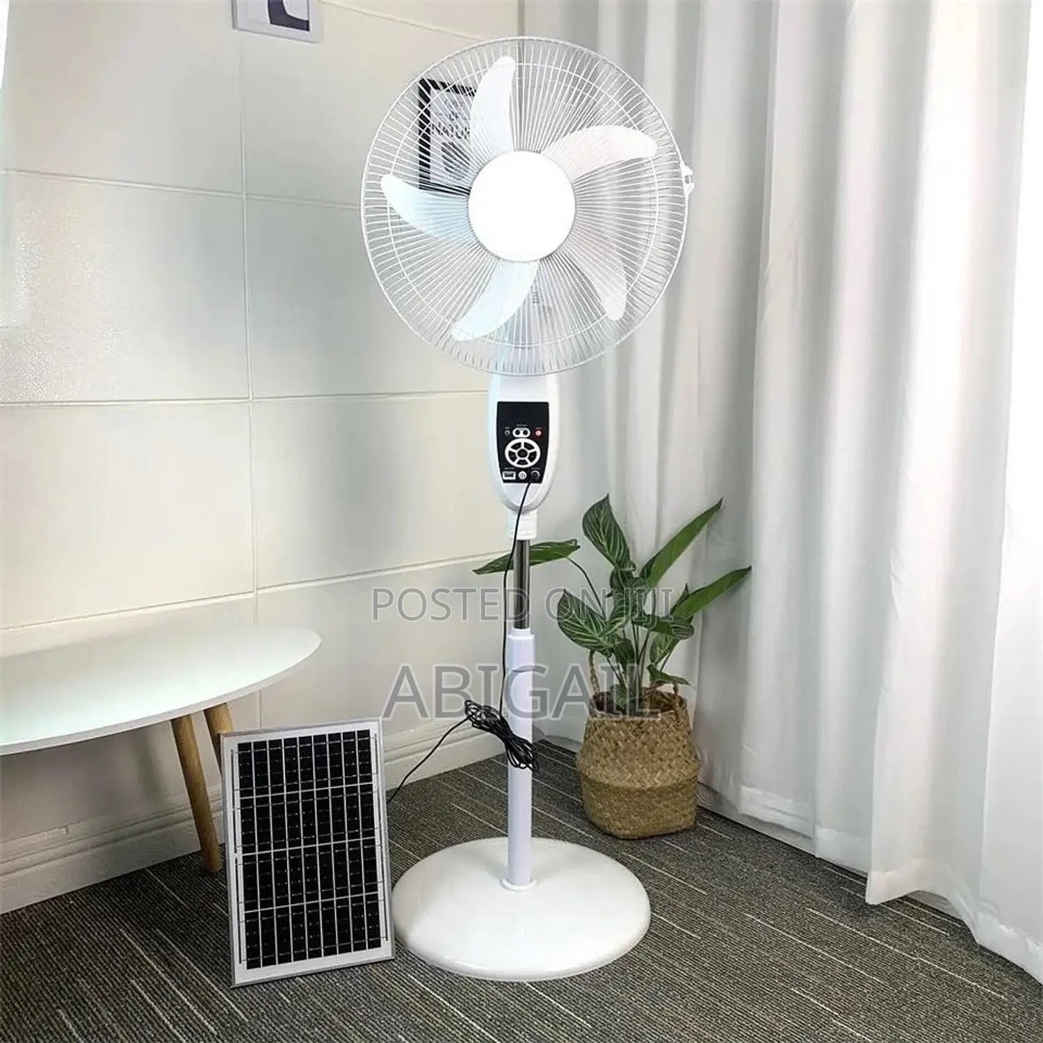 Rechargeable Solar Panel Fan