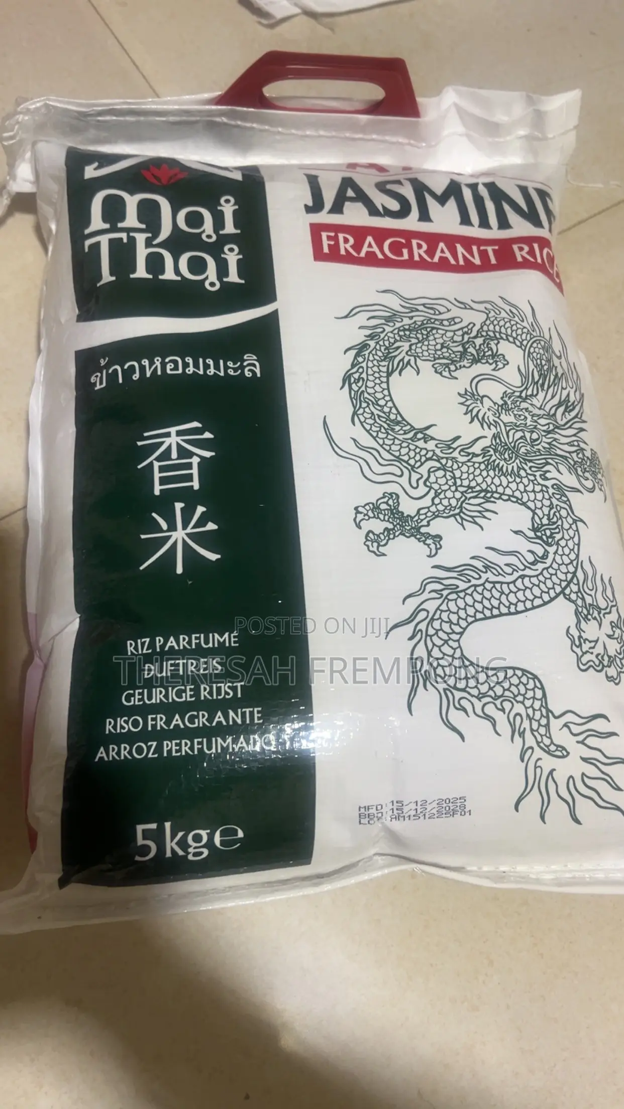 Mai Thai Aaa Jasmine Rice 5kg