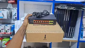 8-Port Smart PoE Switch With 2 Uplink Ports
