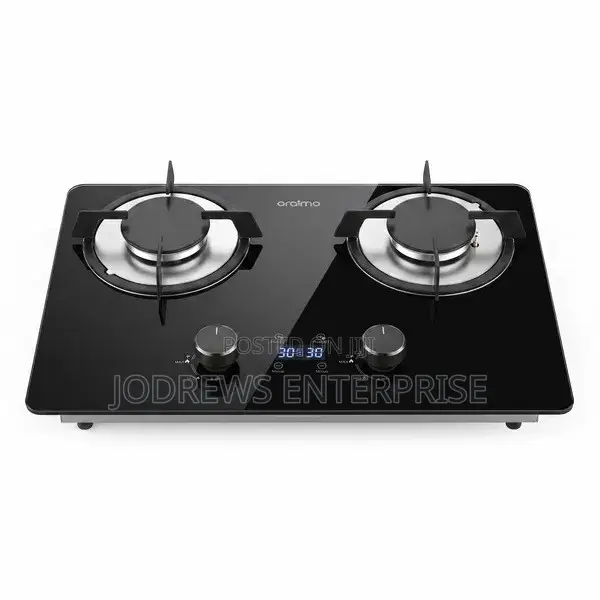Oraimo FlameSaver D1 2-Burner Gas Stove With Timer