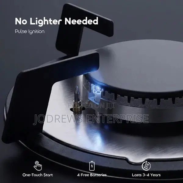 Oraimo FlameSaver D1 2-Burner Gas Stove With Timer