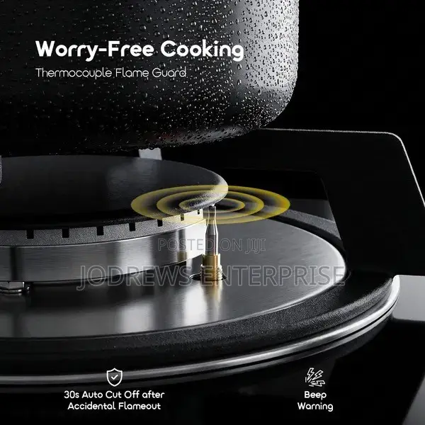 Oraimo FlameSaver D1 2-Burner Gas Stove With Timer