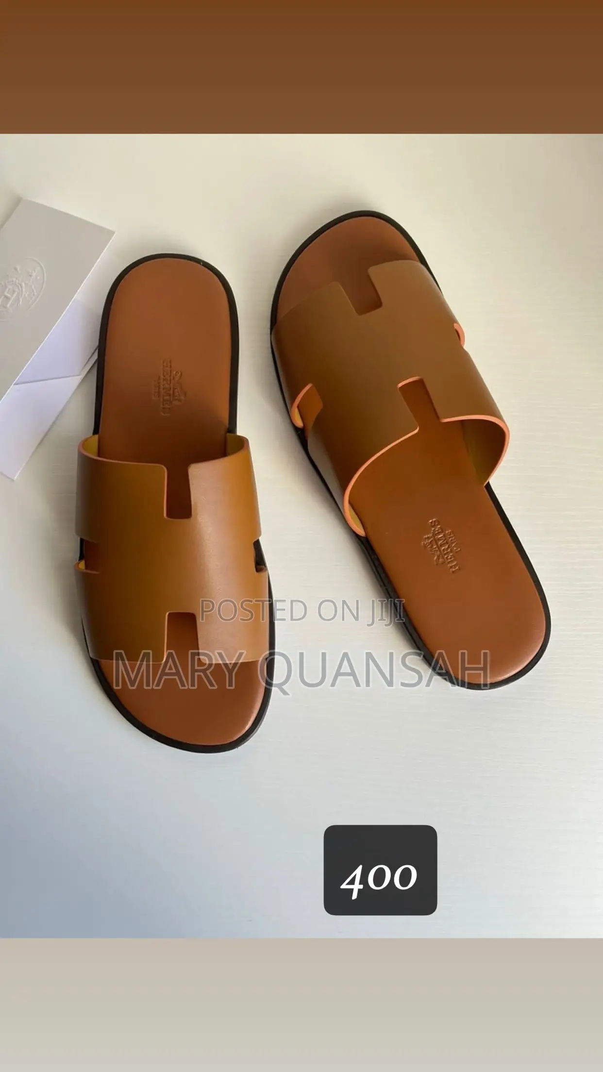 Men Hermes Slippers