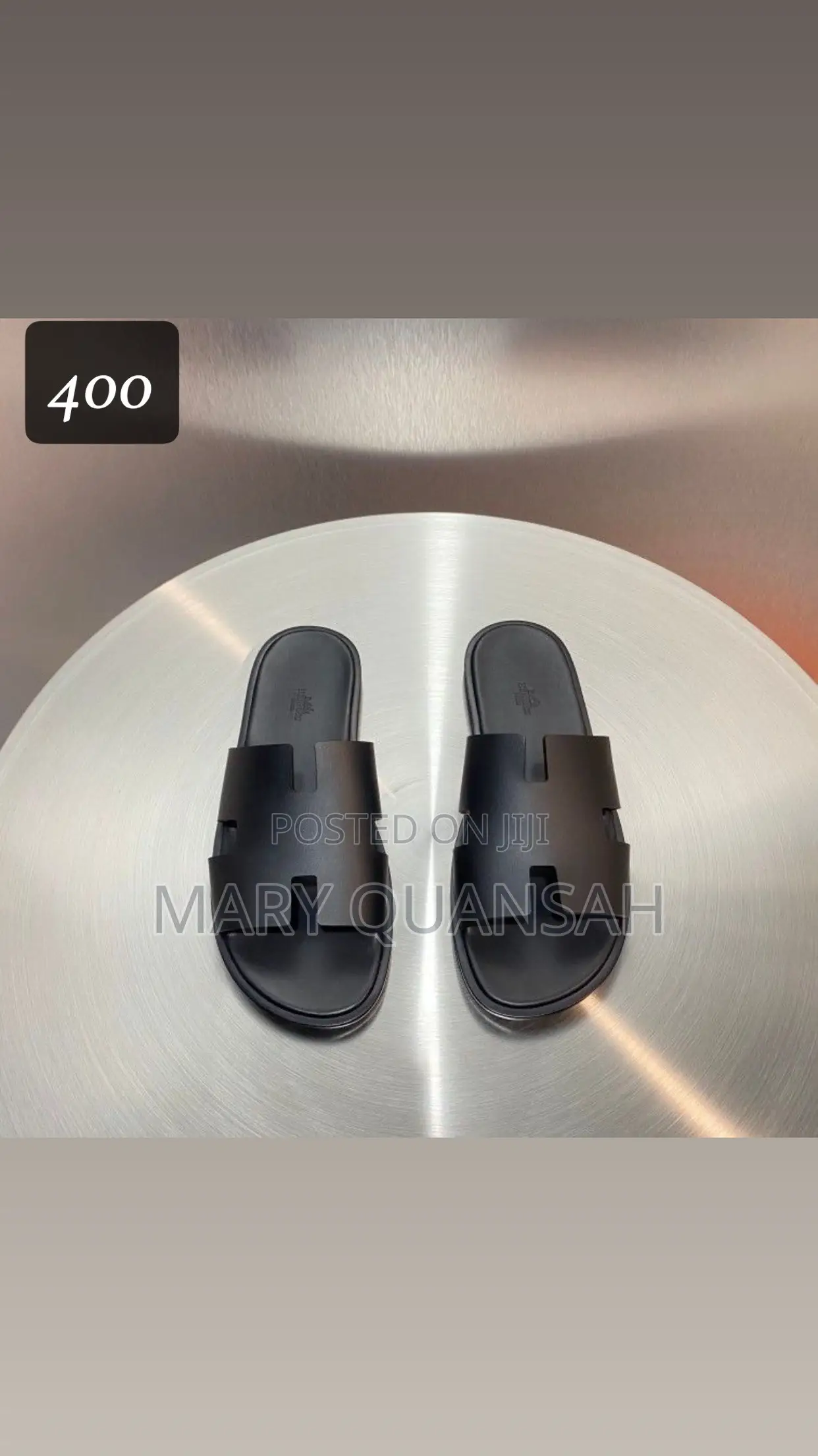 Men Hermes Slippers