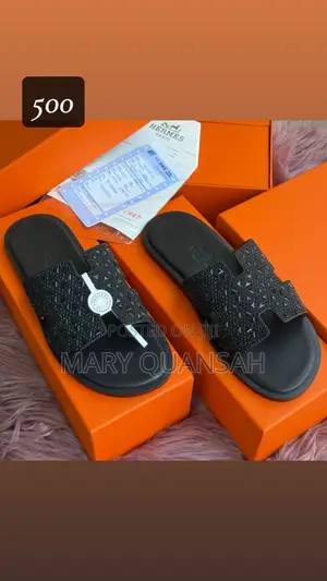 Men Hermes Slippers