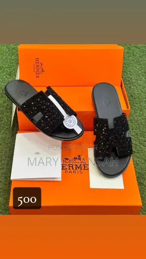 Men Hermes Slippers