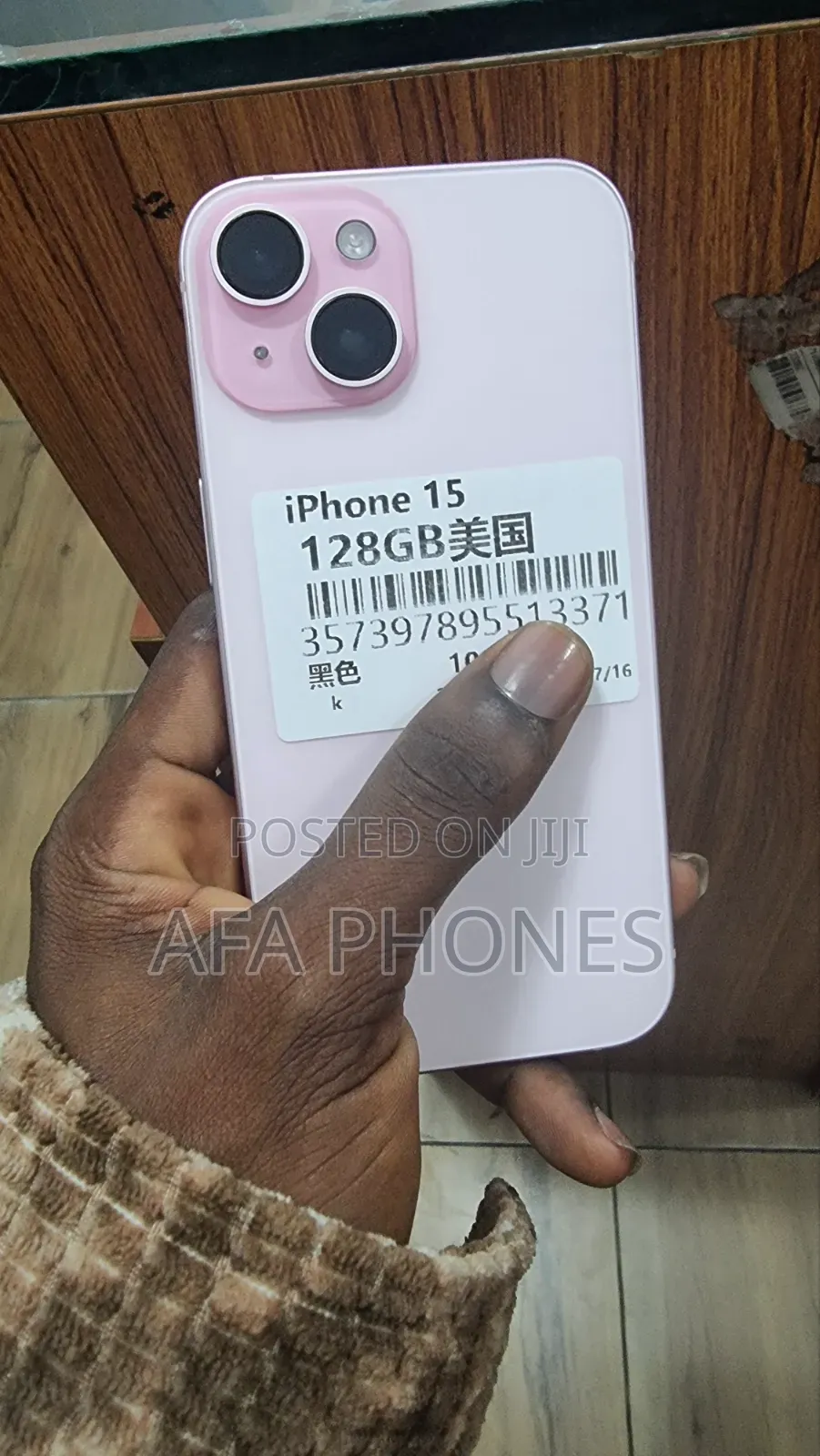 New Apple iPhone 15 128 GB Pink