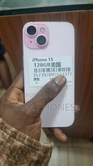 New Apple iPhone 15 128 GB Pink