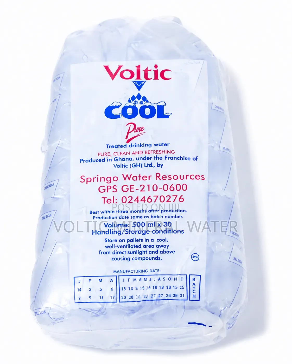 Voltic(Cool) Mineral Water Pure Water – Bulk Retail Supply