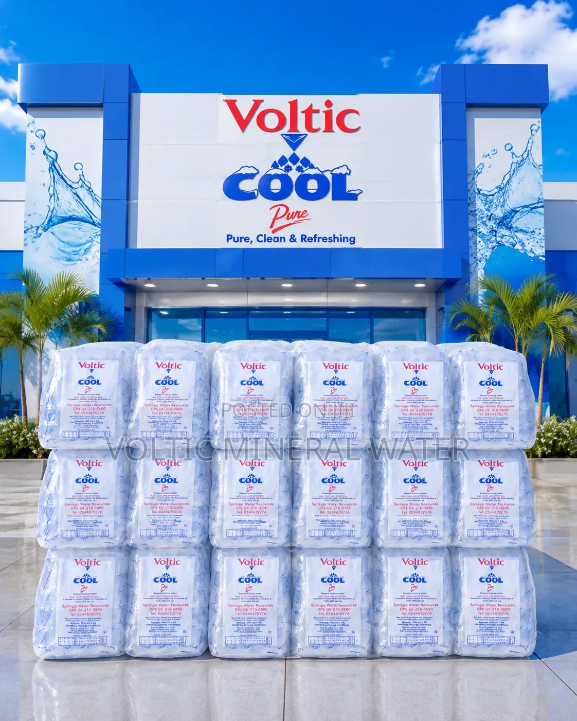 Voltic(Cool) Mineral Water Pure Water – Bulk Retail Supply