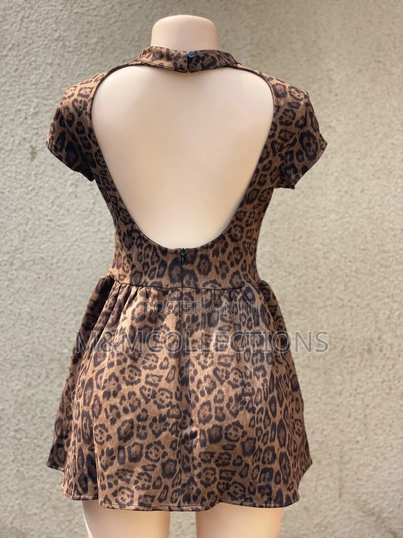 Leopard Print Short Dress