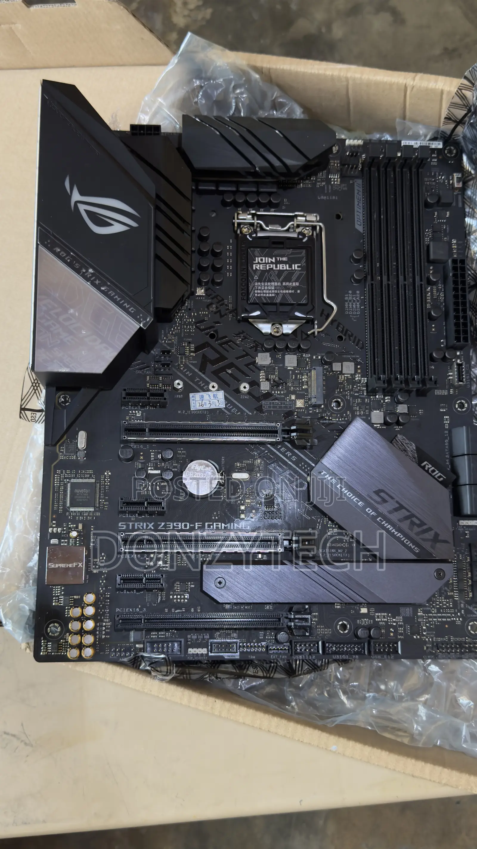 ASUS Rog Strix Z390-F Gaming Motherboard – Lga1151 Ddr4