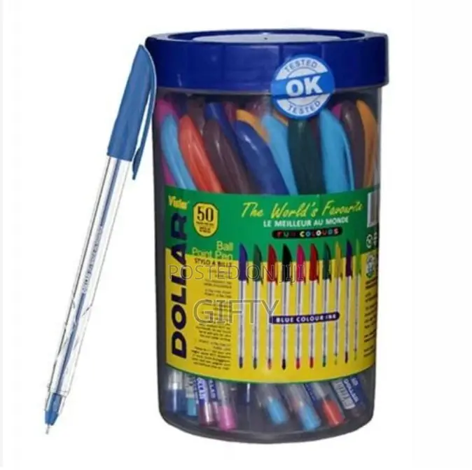 Blue Pen - Vista Dollar (50pcs/Pack)