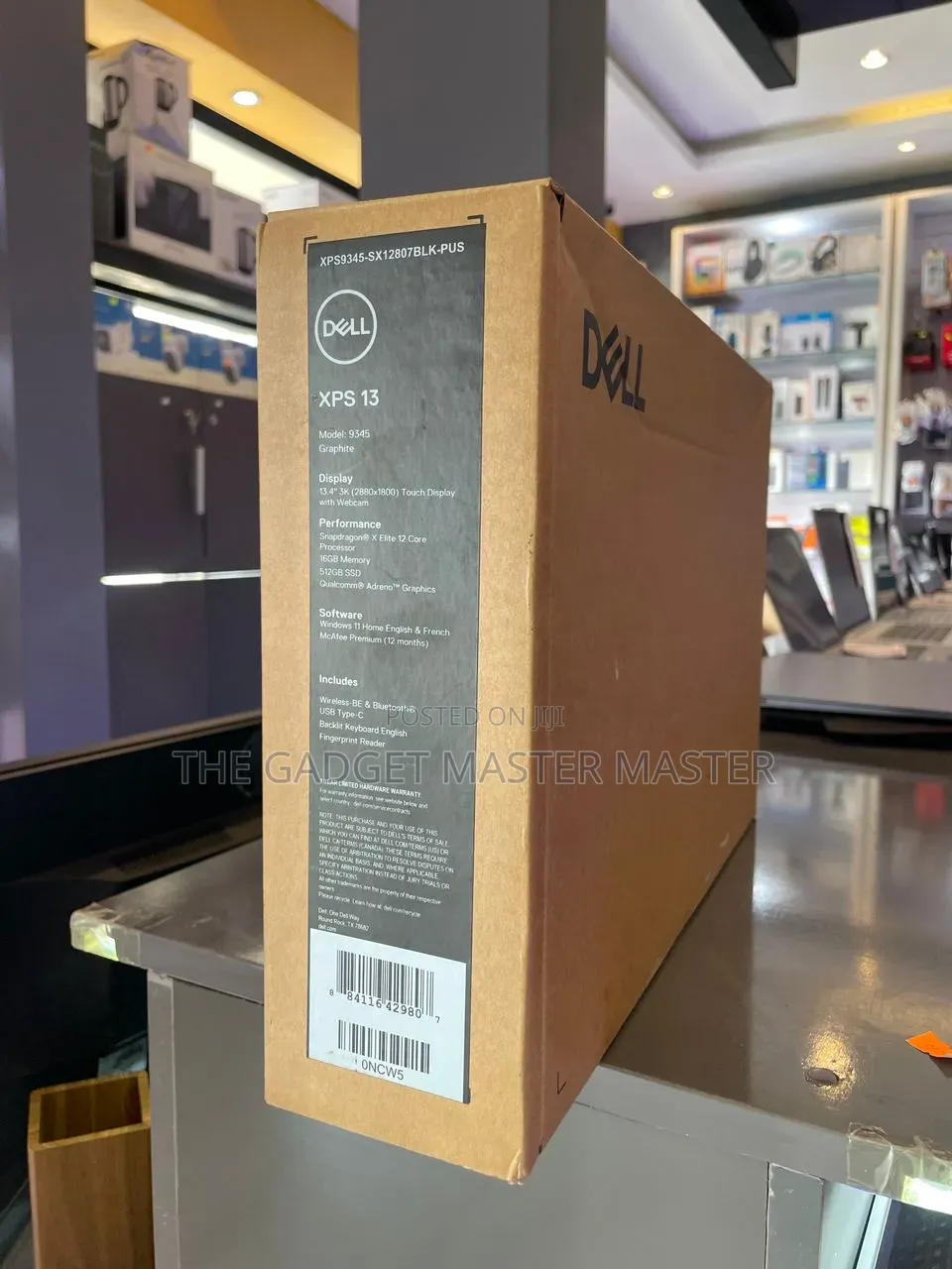 New Laptop Dell XPS 13 9345 16GB Qualcomm Snapdragon X Elite SSD 512GB