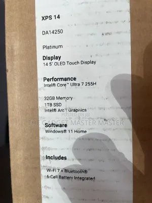 New Laptop Dell XPS 14 (L421X) 32GB Intel Core Ultra 7 SSD 1T