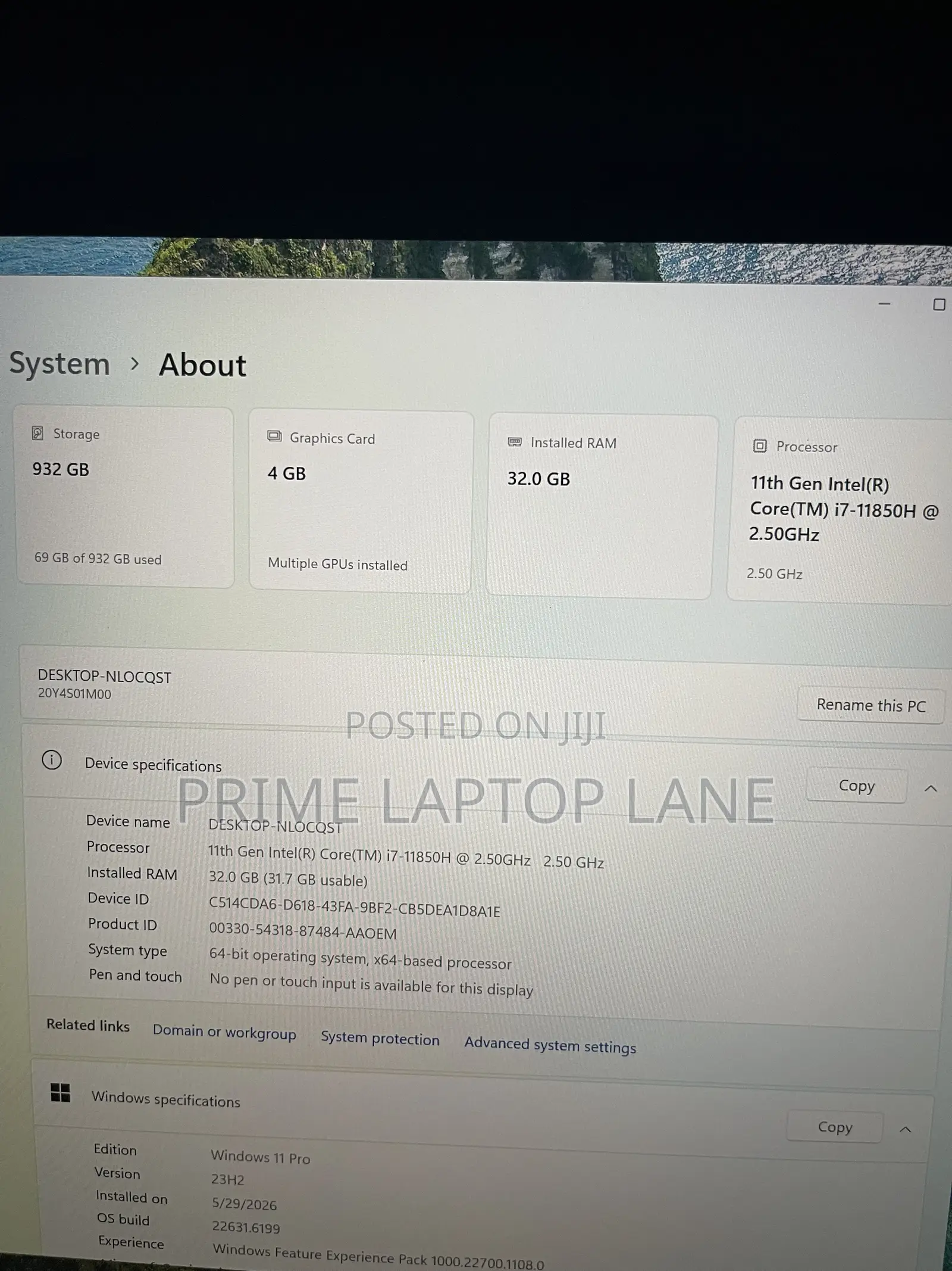 Laptop Lenovo ThinkPad P1 Gen4 32GB Intel Core i7 SSD 1T