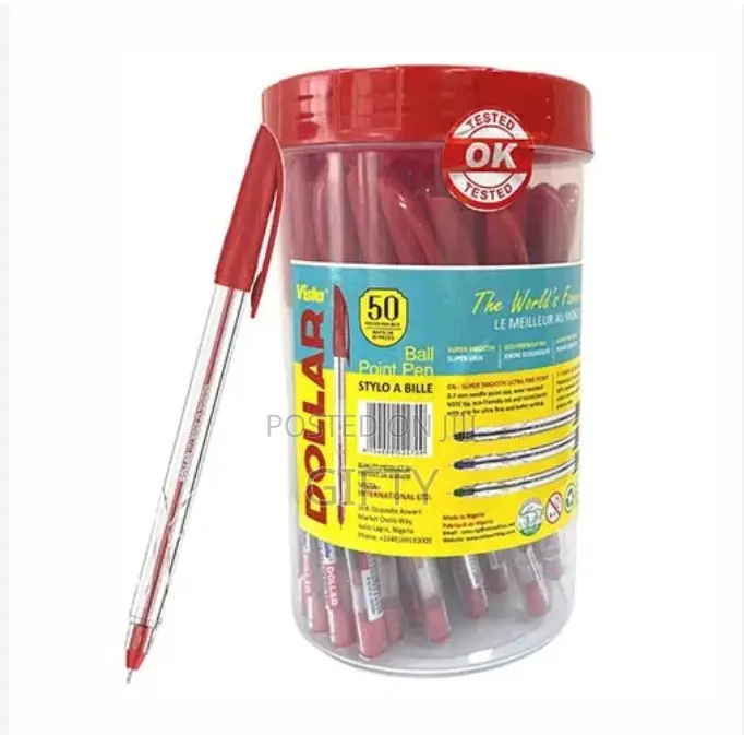 Red Pen - Vista Dollar (50pcs/Pack)