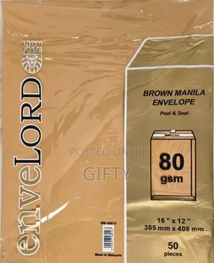 Brown Envelope - Manila 16x12" 80gsm (50pcs/Pack)