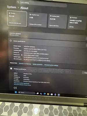 Laptop Alienware M16 R2 32GB Intel Core Ultra 9 SSD 1T