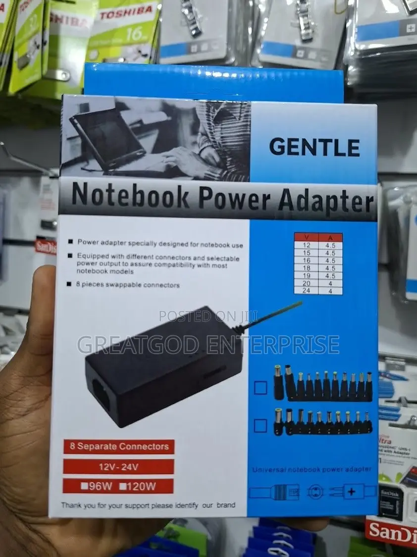 Gentle Universal Notebook Power Adapter (96w/120w)