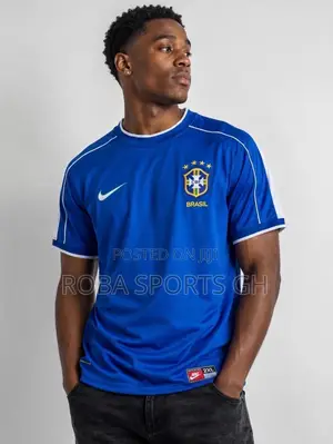 1998-00 Brazil Retro Away Jersey