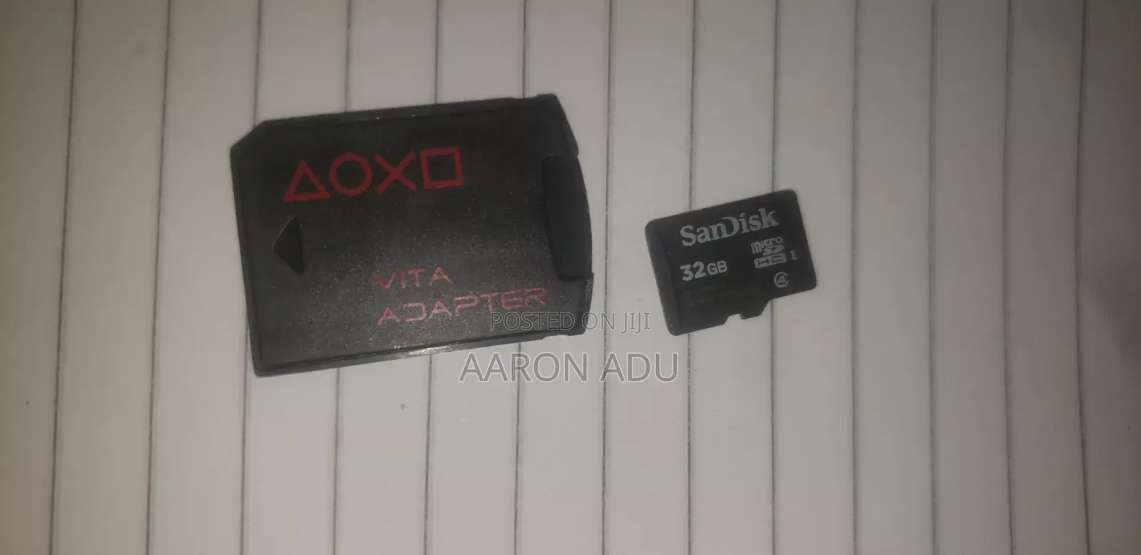 Ps Vita 1000 ( Plus 8gig Sony Mc, Vita Adapter With 32gig Micro Sd)