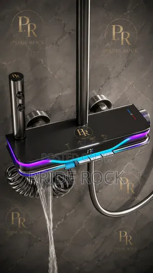 Quality Four in One Led Shower Pole, Rain Shower, Piano Shower