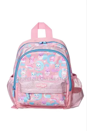 (For1-3 Yrs) Original Smiggle Preschool Backpack | School Bag - Pink