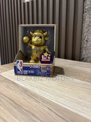 NBA Ooshies Benny the Bull Golden Vinyl Figure