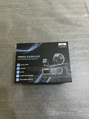 Never Miss a Moment on the Road 3Lens 1080P Dash Cam With Night Vision