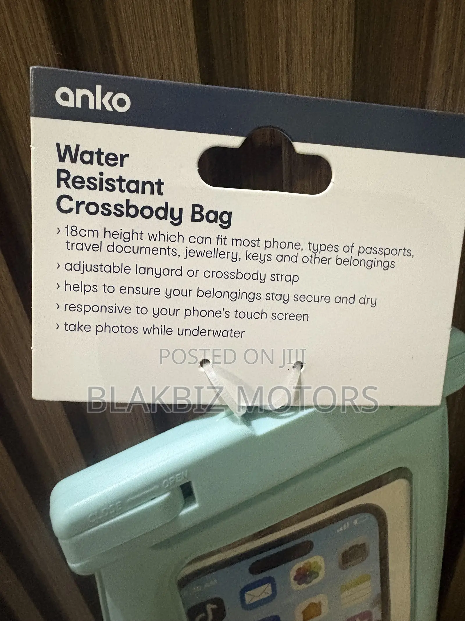 Anko Water Resistant Crossbody Bag