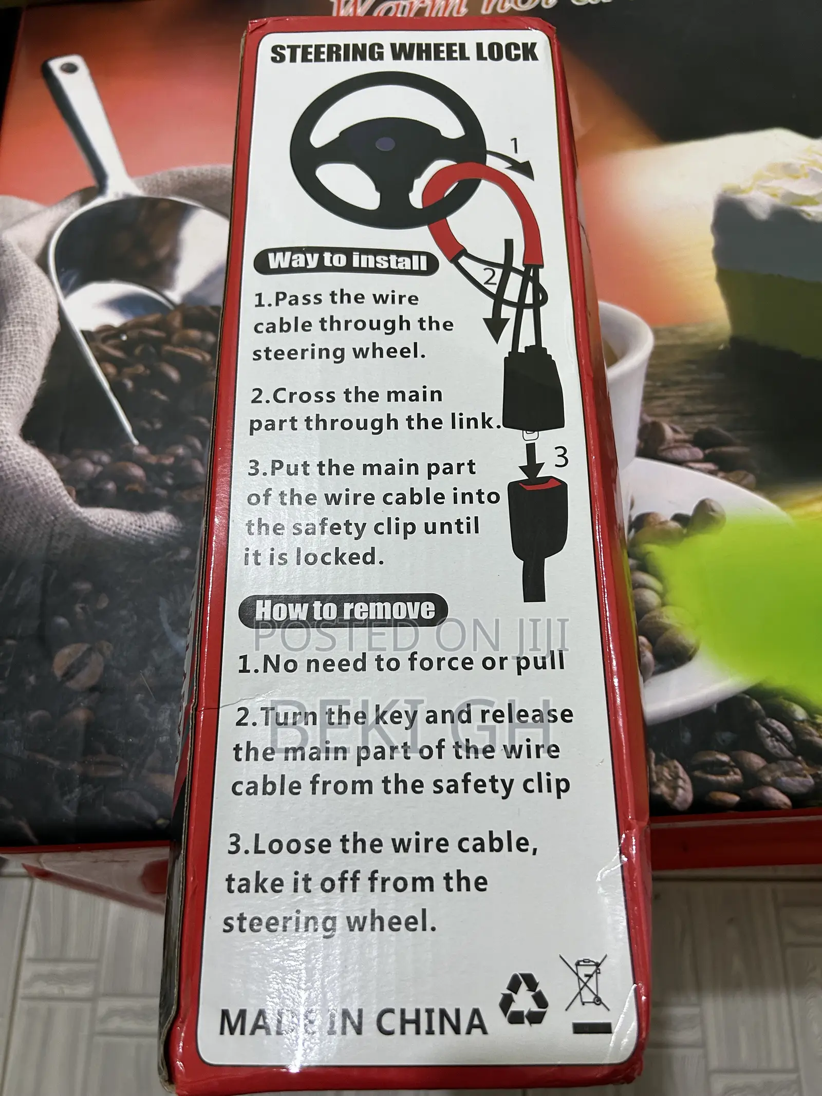Steering Wheel Lock - Maximum Security, Minimum Effort