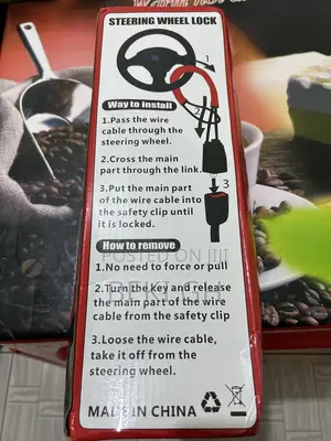 Steering Wheel Lock - Maximum Security, Minimum Effort