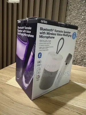 Original Anko Bluetooth Karaoke Speaker With Wireless Voice Mic
