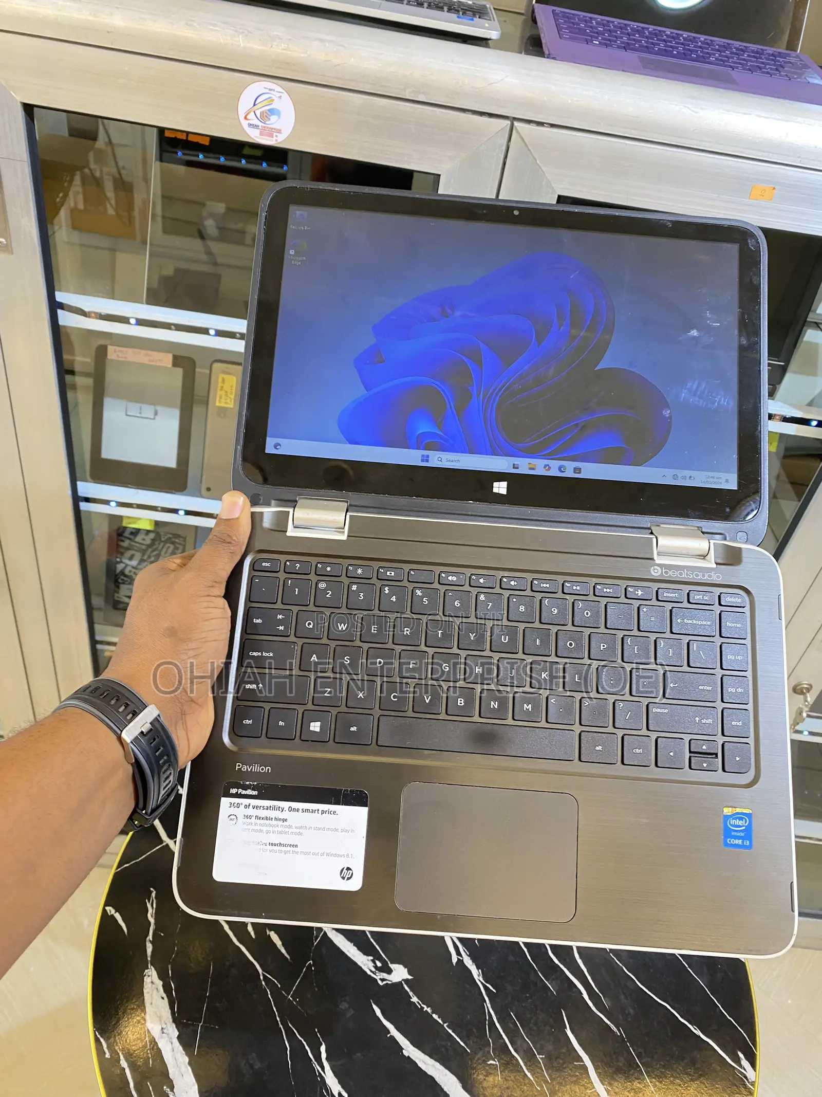 Laptop HP Pavilion x360 13 8GB Intel Core i3 SSD 256GB