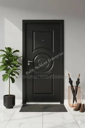 Quality Sed Outside Rough Door Black /Steel Door