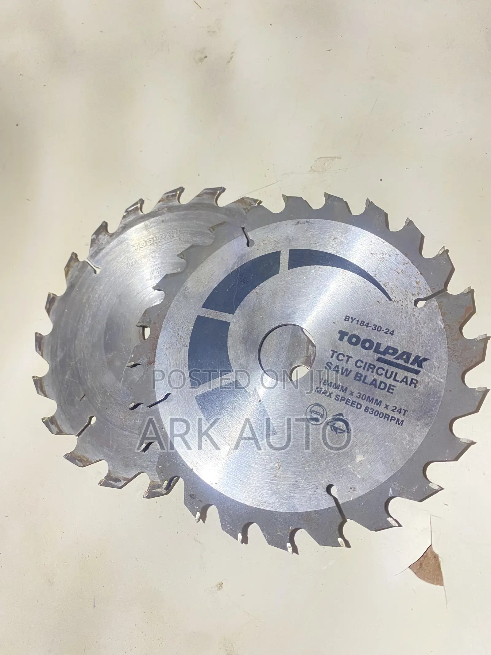 Toolpak TCT Wood Circular Saw Blades 184 X 30mm 24T (Unboxed ) For