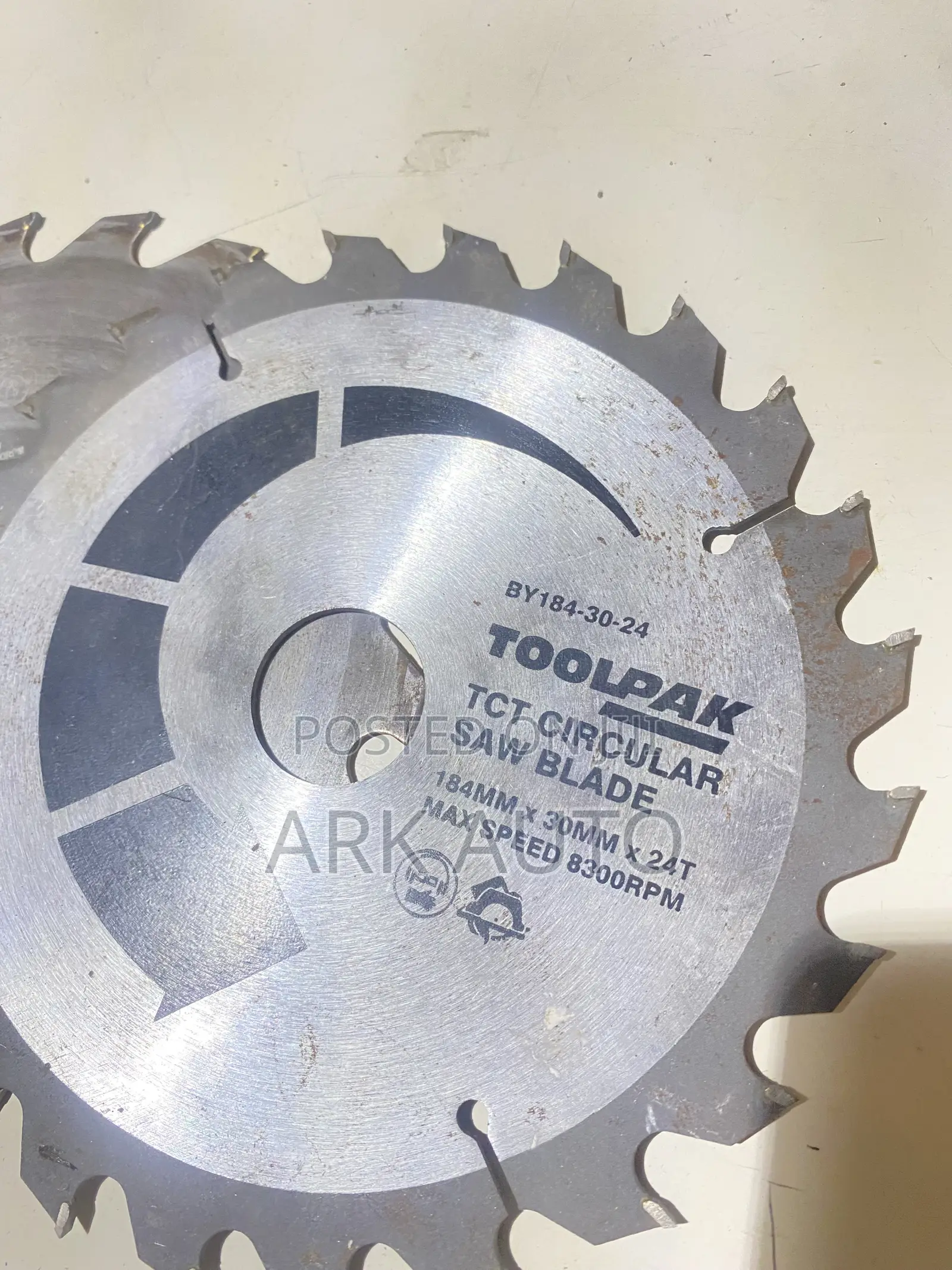 Toolpak TCT Wood Circular Saw Blades 184 X 30mm 24T (Unboxed ) For
