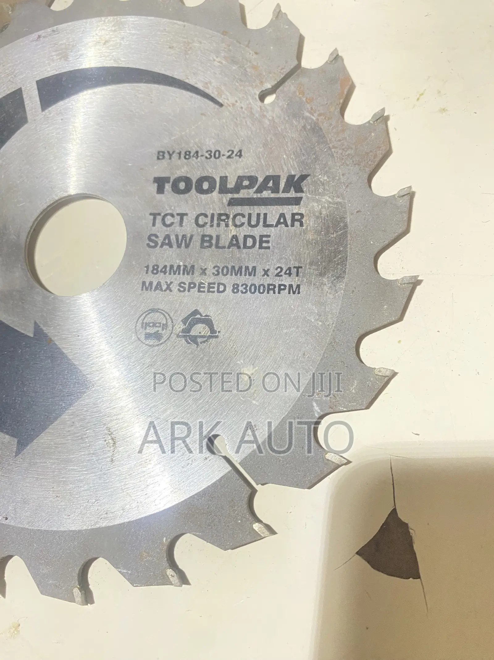 Toolpak TCT Wood Circular Saw Blades 184 X 30mm 24T (Unboxed ) For