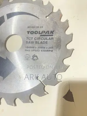 Toolpak TCT Wood Circular Saw Blades 184 X 30mm 24T (Unboxed ) For