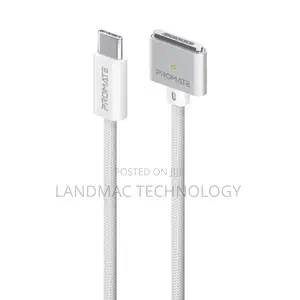 Promate 140W USB-C to MagSafe 3 Charging Cable for MacBook