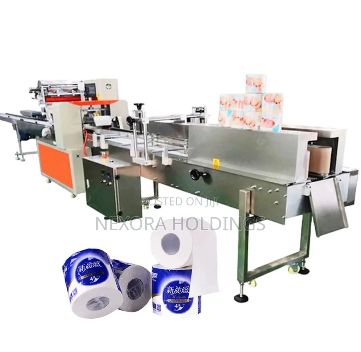Automatic Toilet Tissue Paper Roll Production